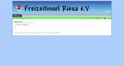 Desktop Screenshot of freizeitinsel-riesa.de